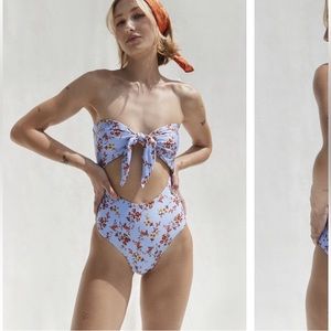 UO Wildflower Patterned One Piece Bathing Suit NWT
